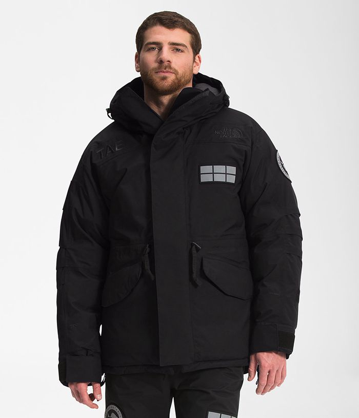 The North Face Mens Puffer Jacket Trans-Antarctica Expedition Parka 067OLYGVA - Black